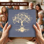 Gift for Mom or Grandma, Personalized Family Tree Memory Box - Mother's Day