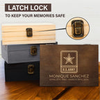 Personalized Line of Duty Memorial Box for Fallen Heroes & First Responders