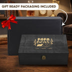 Personalized Gift for Dad or Grandpa, Engraved Wooden Family Memory Box