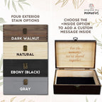 Gifts for Grandpa or Dad, Personalized Family Tree Memory Box, Father's Day