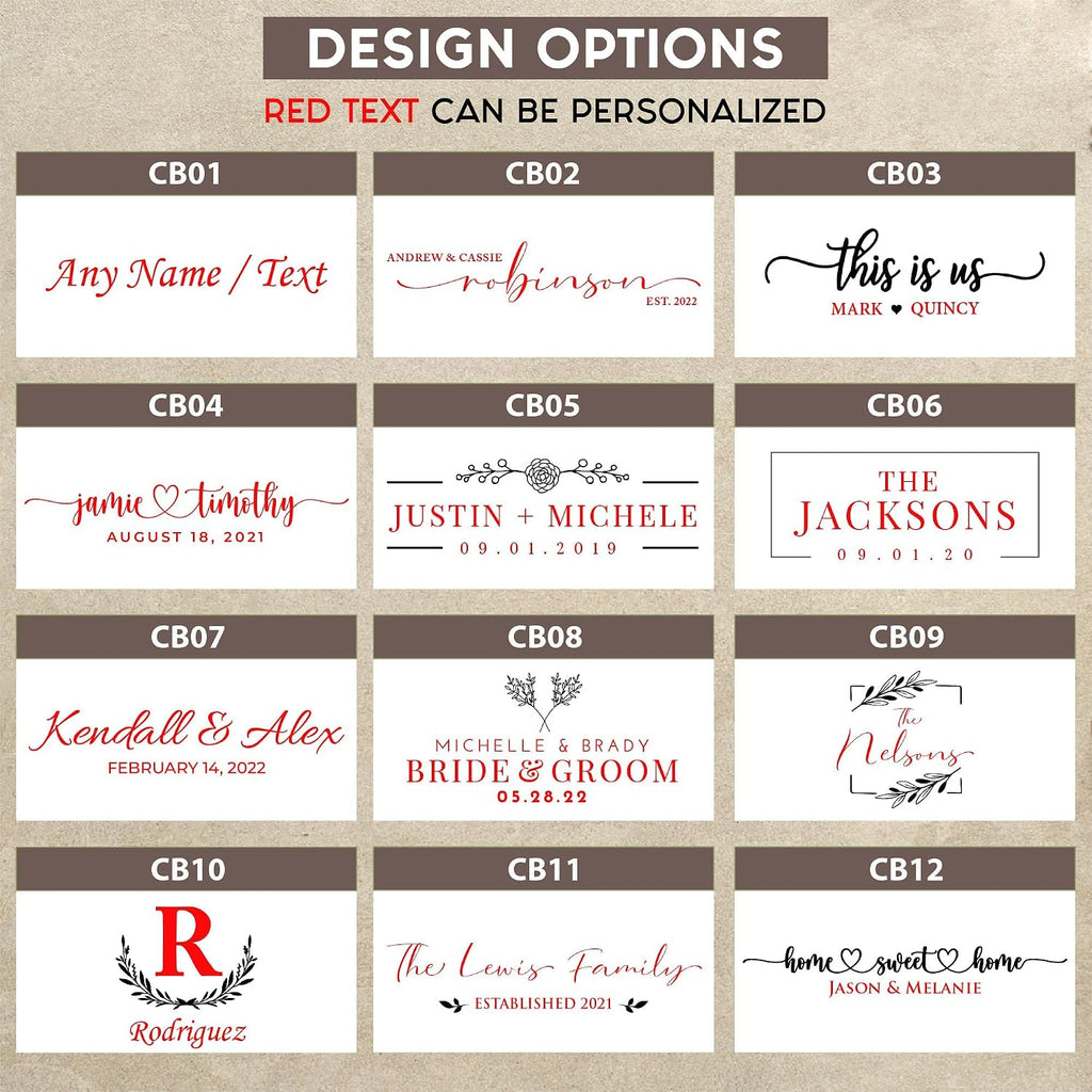 Personalized 5pc Coaster Set