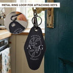 Personalized Leatherette Keychain