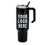 40oz Tumbler & Handle with Custom Logo