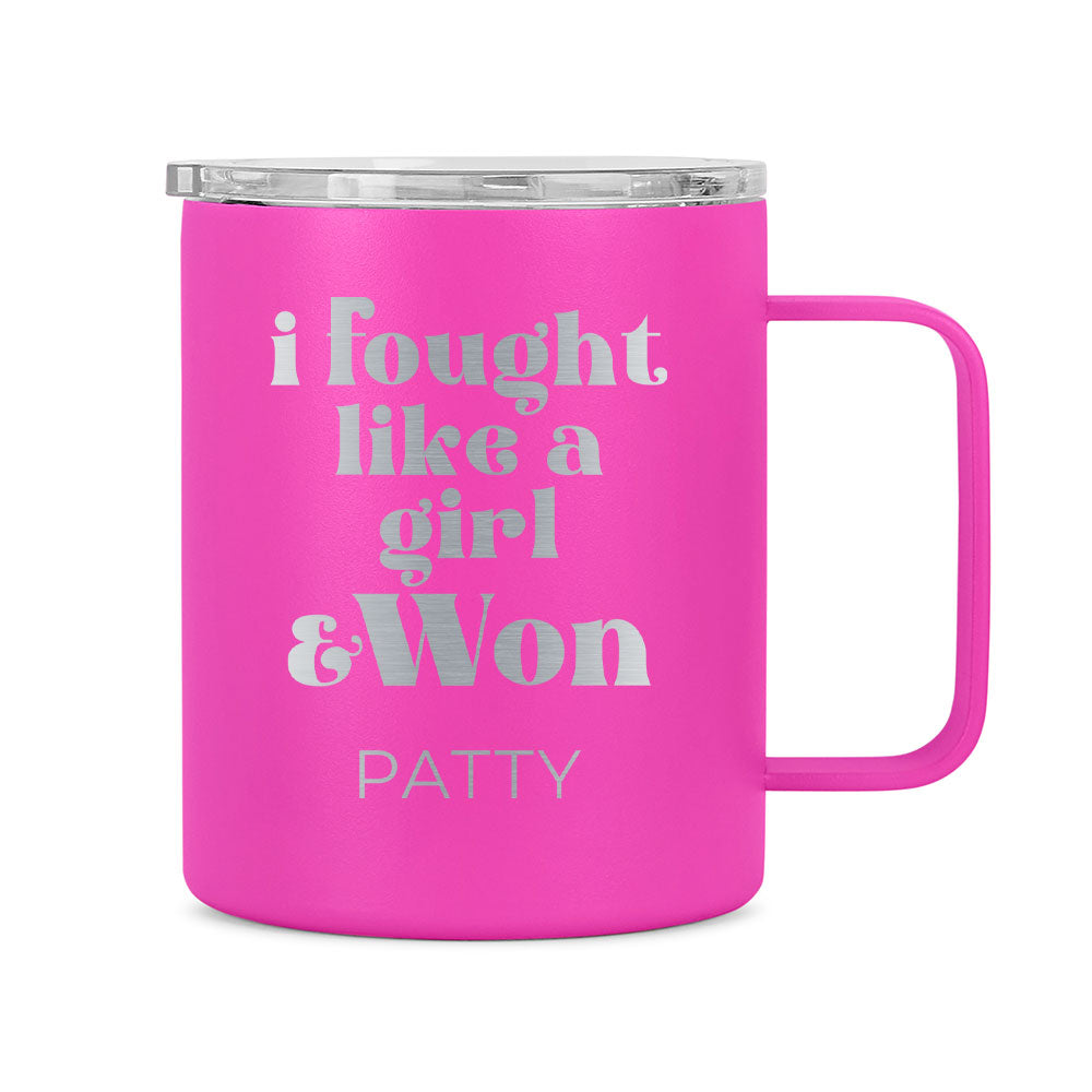 12oz Coffee Mug For Breast Cancer Awareness