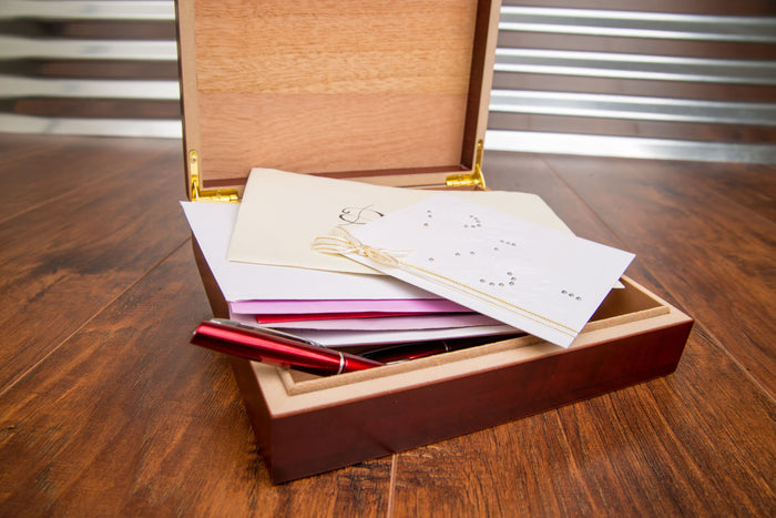 Classy Wood Boxes For Religious Ceremony