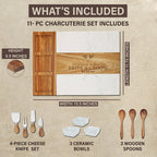 Personalized 11pc Charcuterie Board