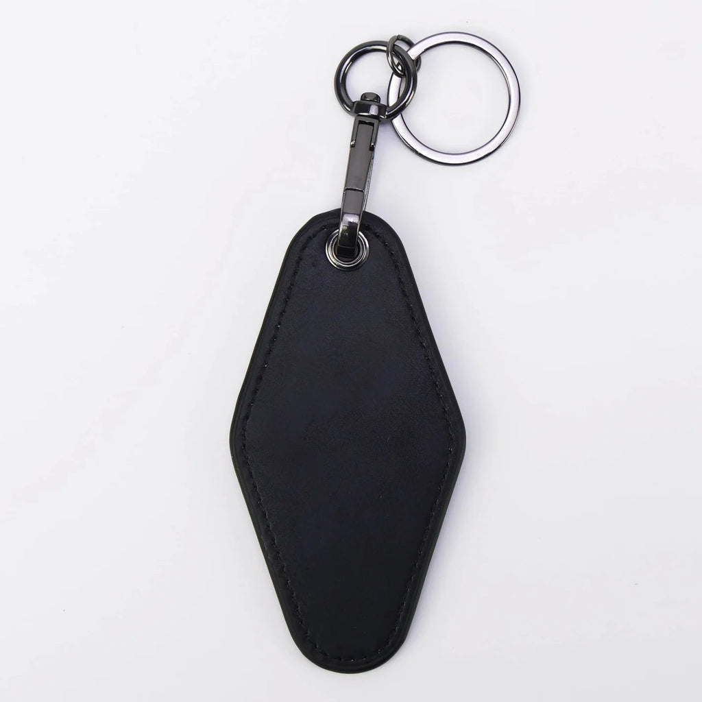 Personalized Leatherette Keychain