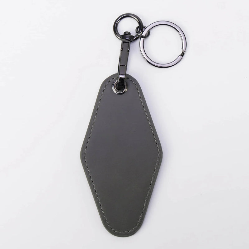 Personalized Leatherette Keychain