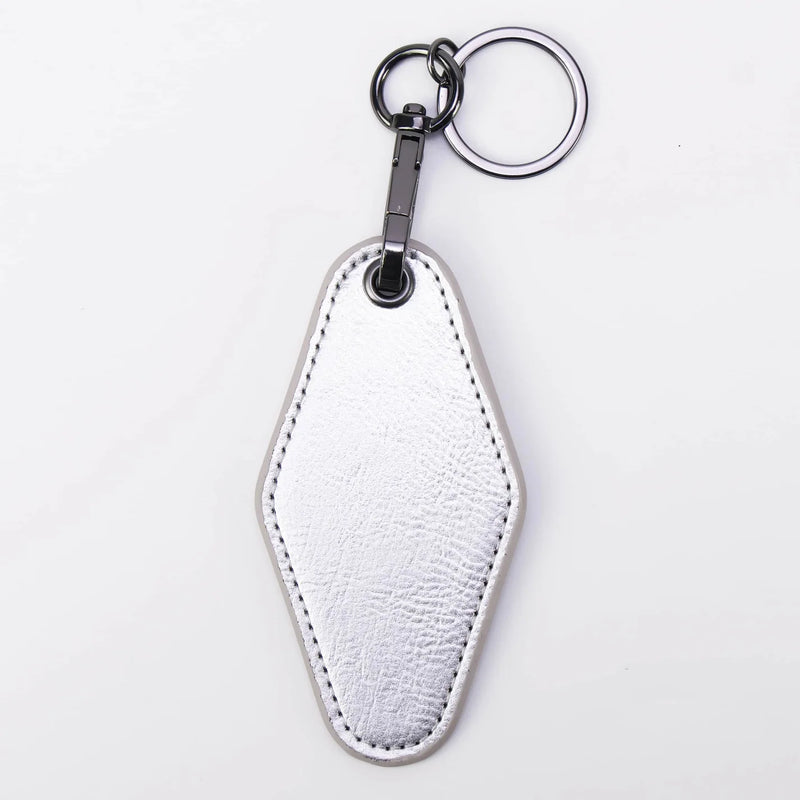 Personalized Leatherette Keychain