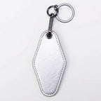 Personalized Leatherette Keychain