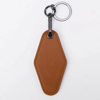 Personalized Leatherette Keychain