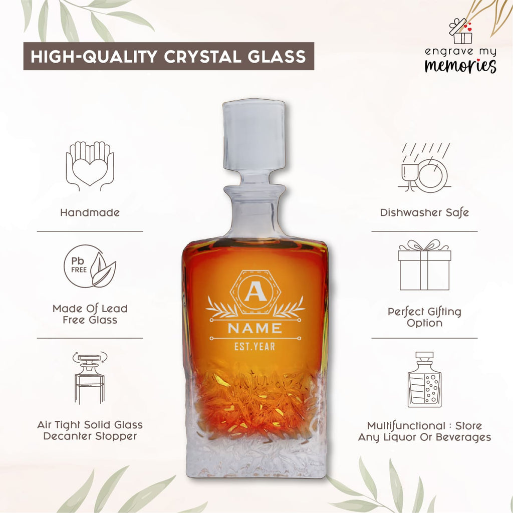 Rectangle Whiskey Decanter