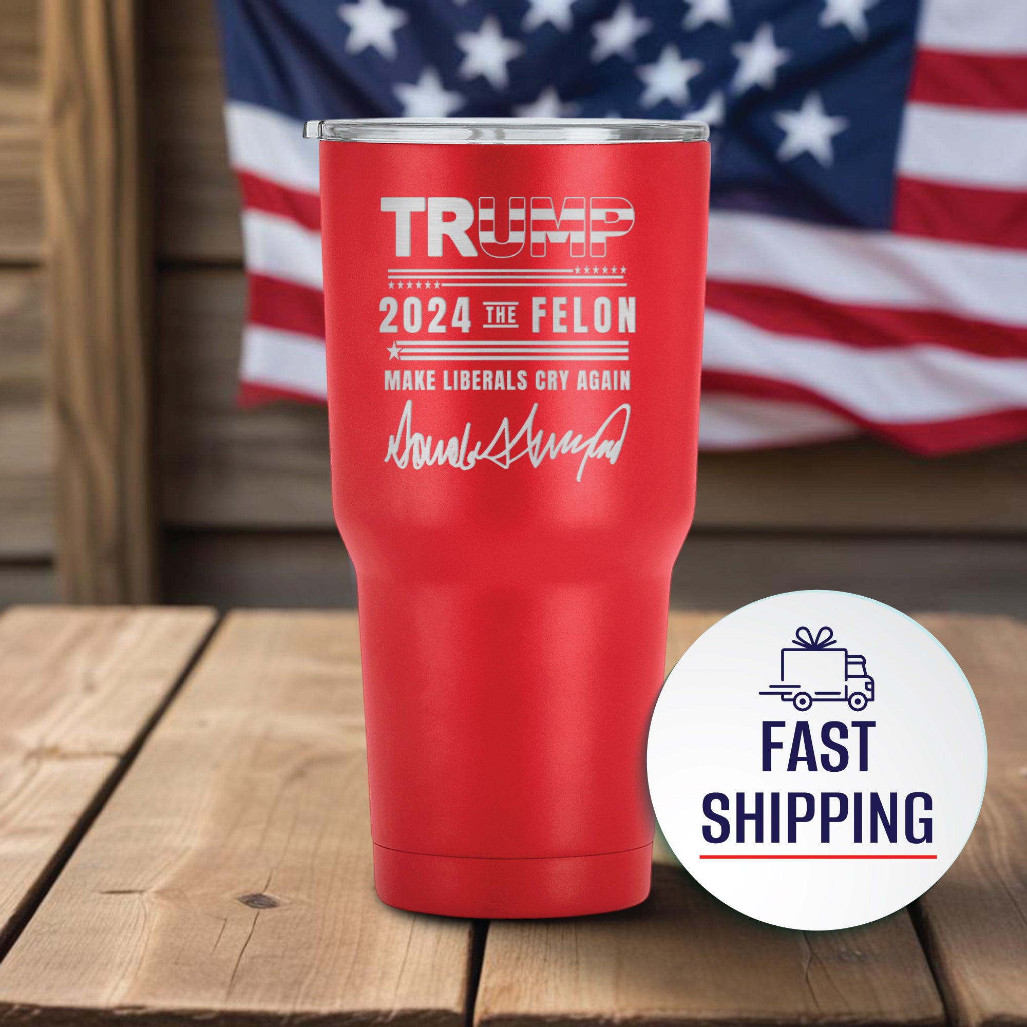 Trump 2024 Make Liberals Cry Again - Laser Engraved 30 oz Tumbler - MAGA - Trump for President - Custom Tumbler - Birthday Christmas Gifts -Travel Tumbler Mug Vacuum Insulated Gift For Him.#AmericaTrump2024,#Personalized Gift,#Felon Trump 2024,#Trump Mug