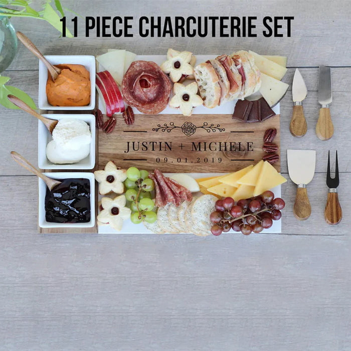 Marble Charcuterie Board for Housewarming