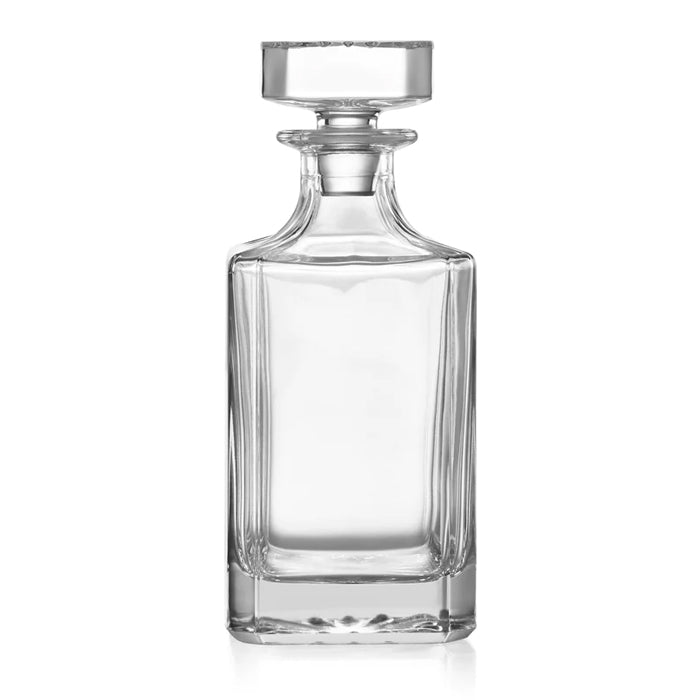 Personalized Whiskey Decanter Set – Custom Engraved Glass Whiskey Decanter & Glassware