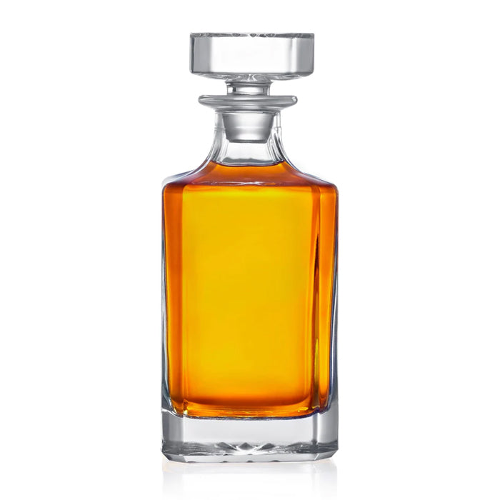 Personalized Whiskey Decanter Set – Custom Engraved Glass Whiskey Decanter & Glassware