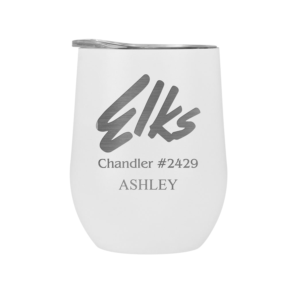 #tumbler & color_12oz wine - white