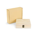 Custom Engraved Graduation Box – Rustic Wooden Keepsake Organizer