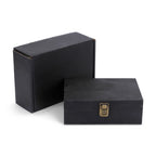 Custom Engraved Graduation Box – Rustic Wooden Keepsake Organizer