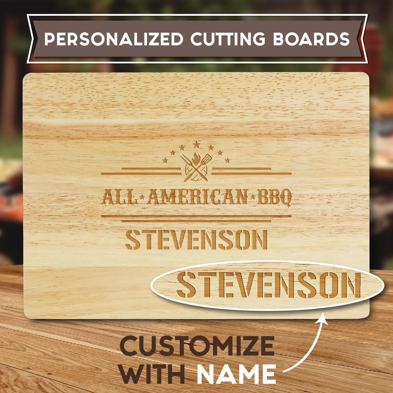 Personalized Wooden BBQ Cutting Board for Dad Birthday Gift from Daughter, BBQ Grill Gift for Dads, Grilling Gifts, Father's Day, Grilling #Father's Day Gift #Personalized Gift #GiftIdeas #Gift For Him - ADD PERSONALIZATION IN THE NOTES