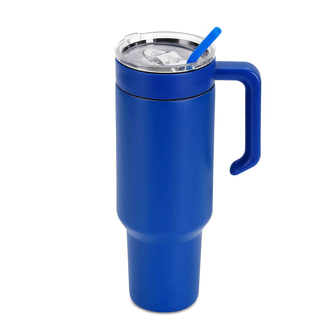 40oz Tumbler & Handle with Custom Logo