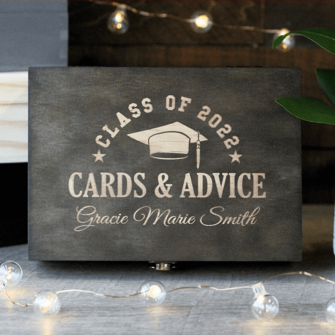 (New) Rustic Memory box for Graduation