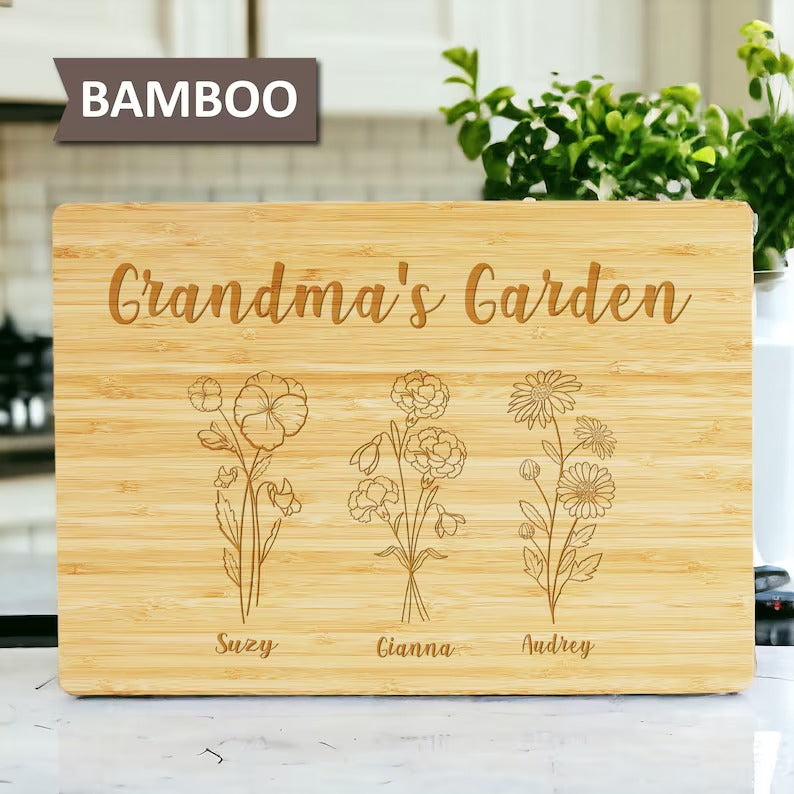 Personalized Cutting Board Gift For Mom