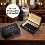 Custom Baptism Memory Box – Rustic Wooden Keepsake Box for Baby Memories