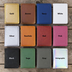 Personalized Leatherette Passport Wallet – Custom Engraved Travel Document Organizer