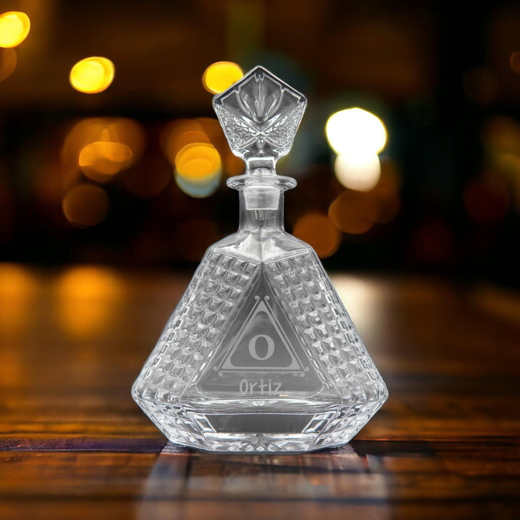 Triangle Whiskey Decanter