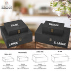 Custom Engraved Graduation Box – Rustic Wooden Keepsake Organizer