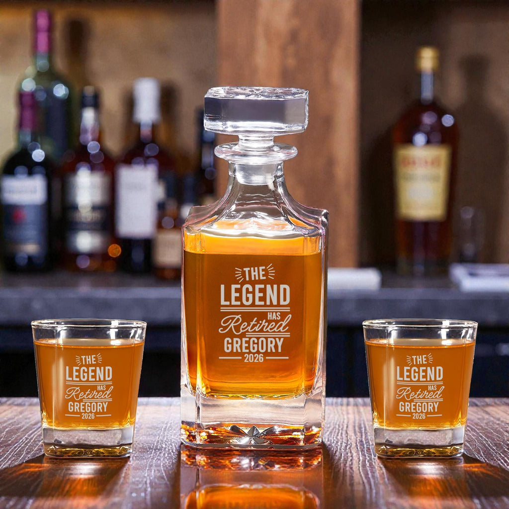 Custom Decanters & Personalized Whiskey Decanter Sets