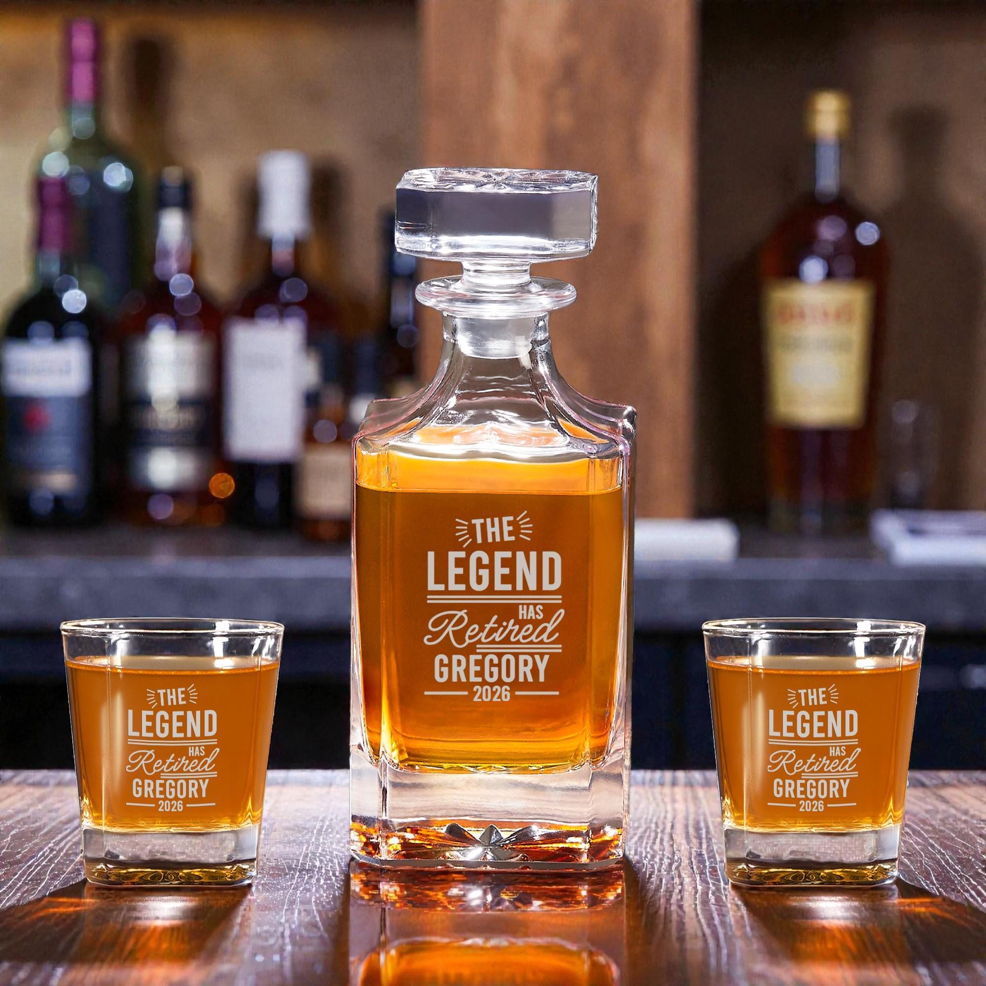 Custom Decanters & Personalized Whiskey Decanter Sets