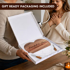 Personalized Heart Shaped Charcuterie Board