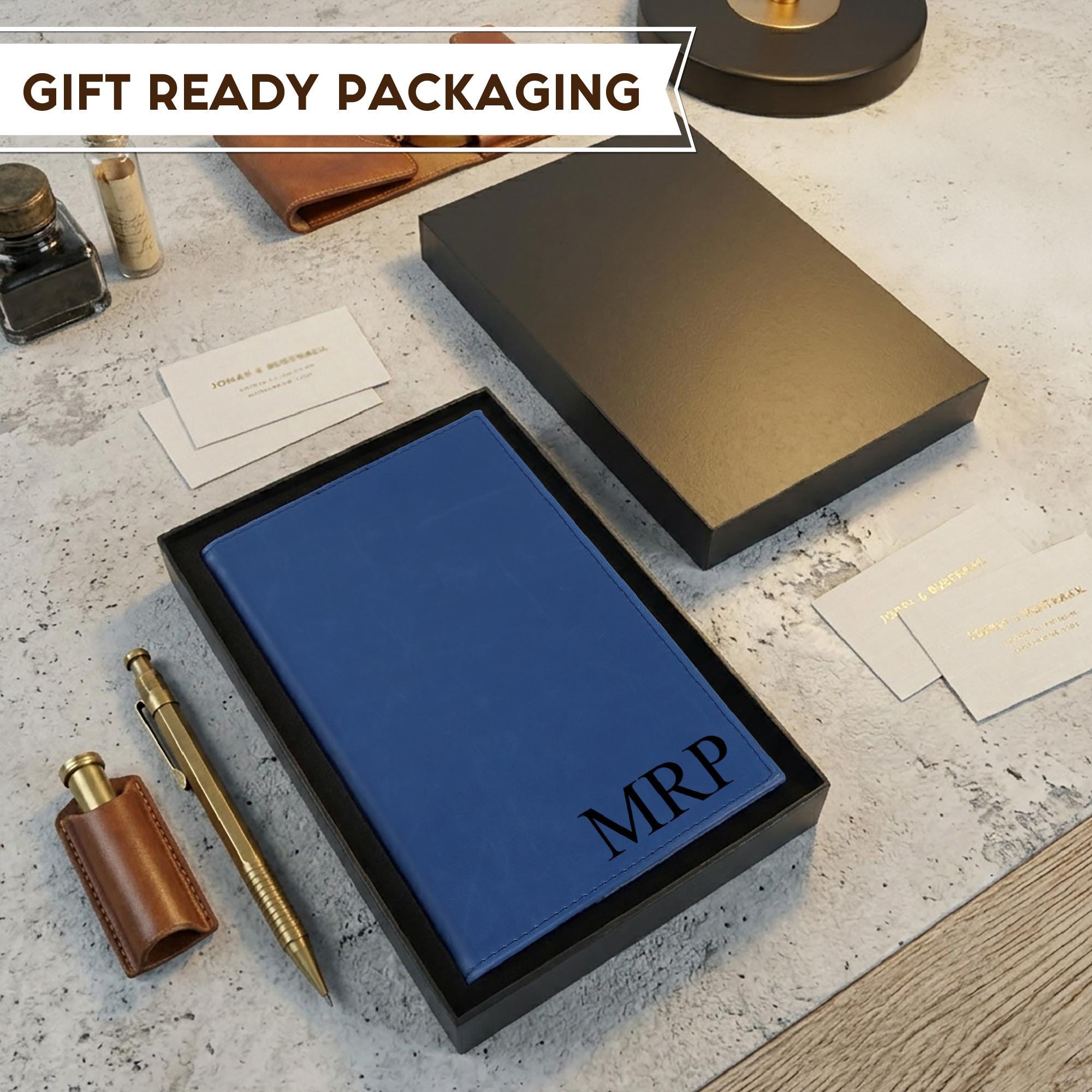 Personalized Journal Notebook – Custom Leatherette Diary for Daily Writing