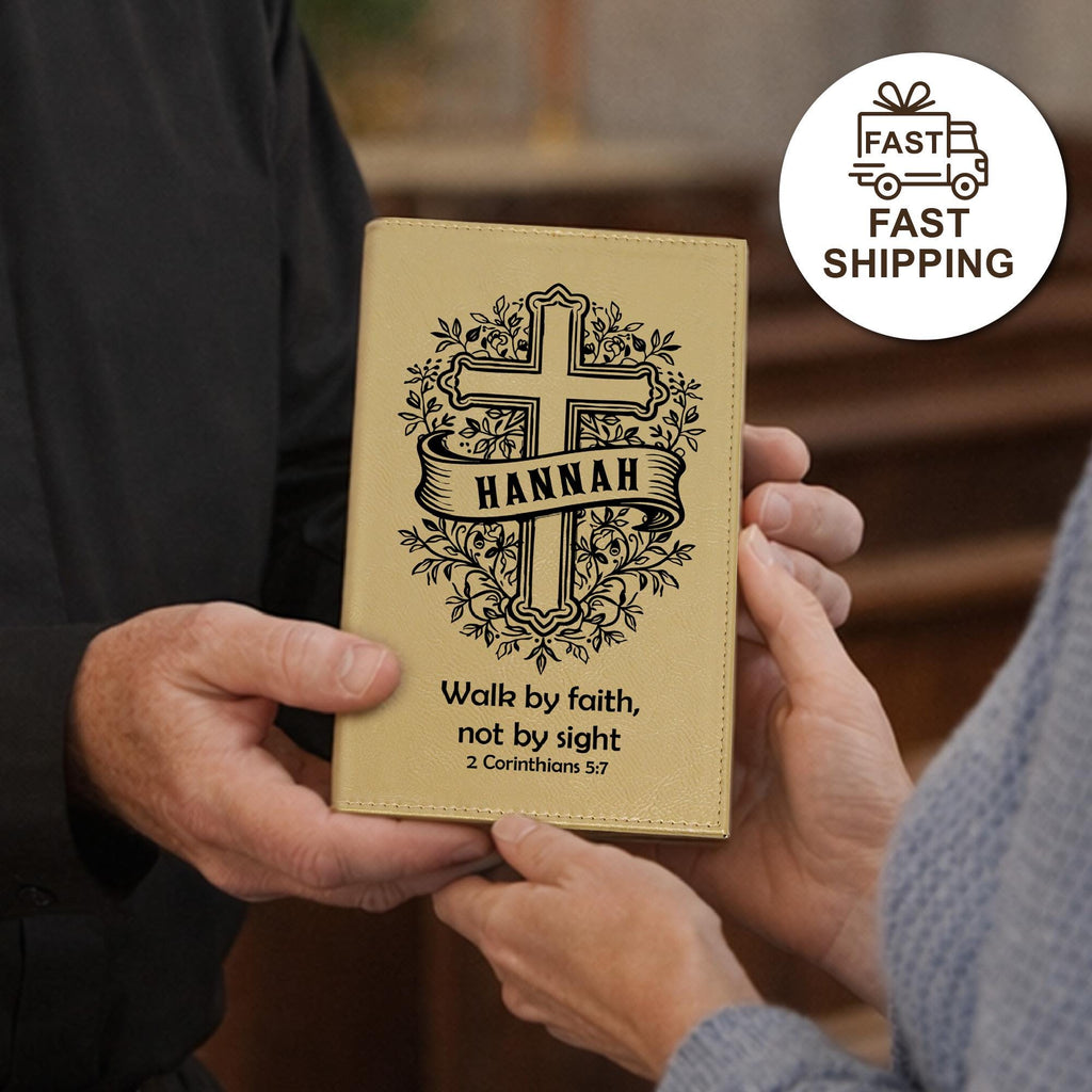 Personalized Journal Notebook – Custom Leatherette Diary for Daily Writing