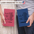 Personalized Journal Notebook – Custom Leatherette Diary for Daily Writing