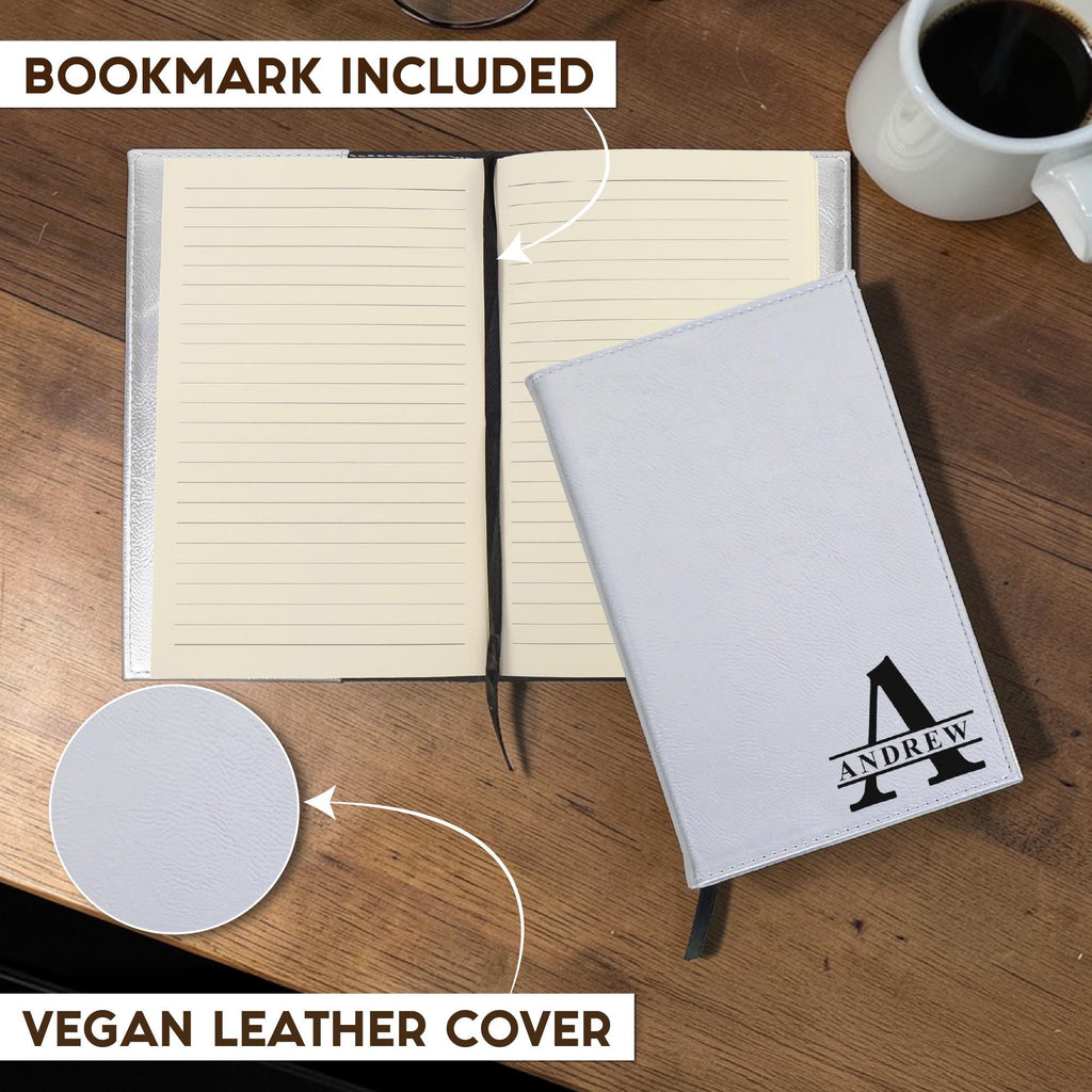 Personalized Journal Notebook – Custom Leatherette Diary for Daily Writing