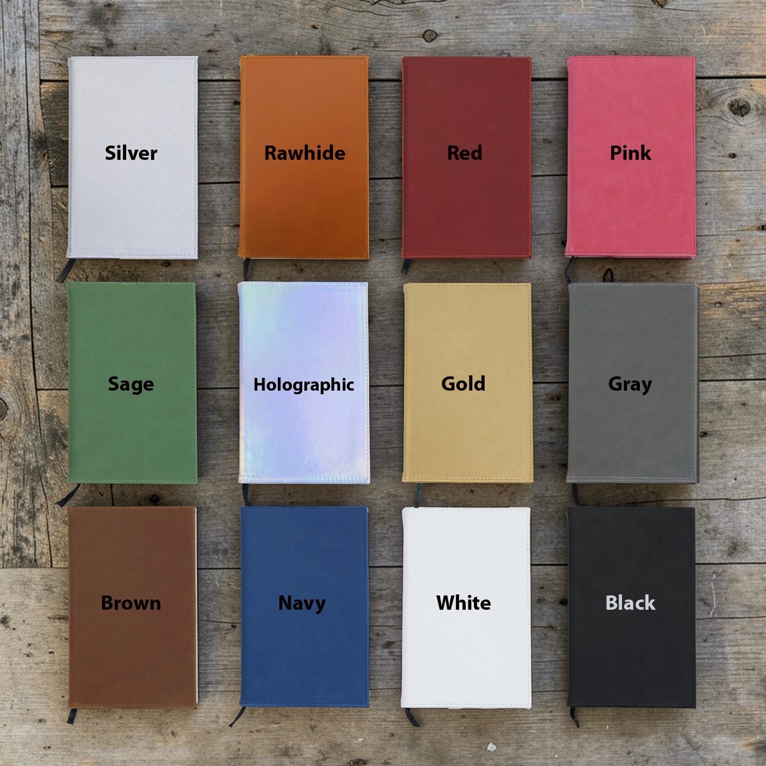 Personalized Journal Notebook – Custom Leatherette Diary for Daily Writing