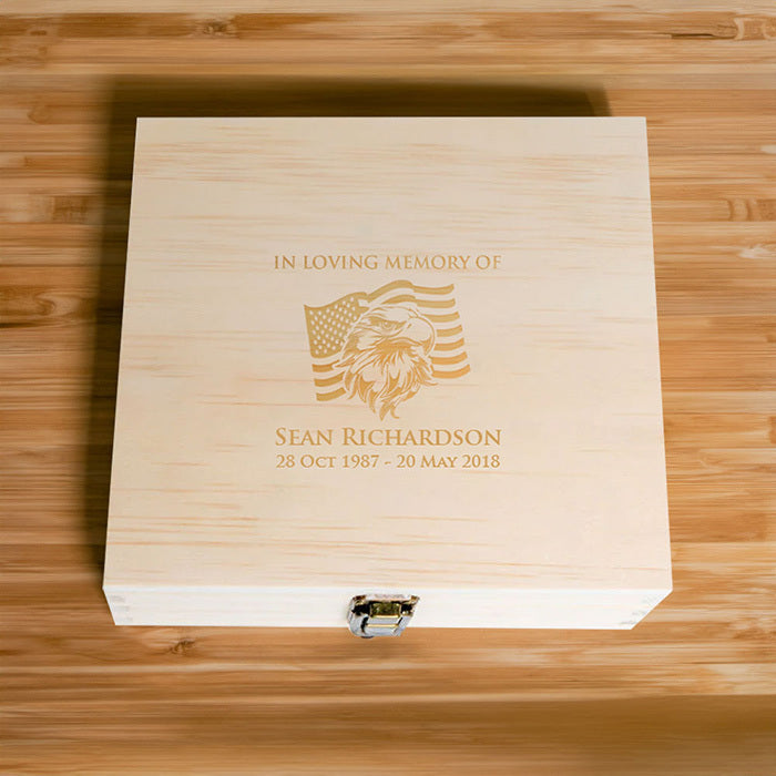 Wood Cigar Boxes for Line Of Duty Memorial