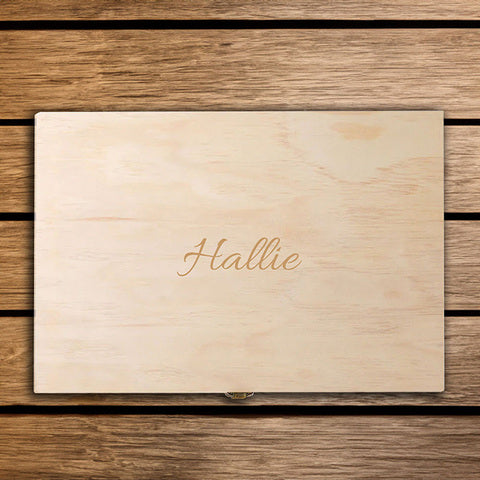 Wood Memory Boxes for Housewarming